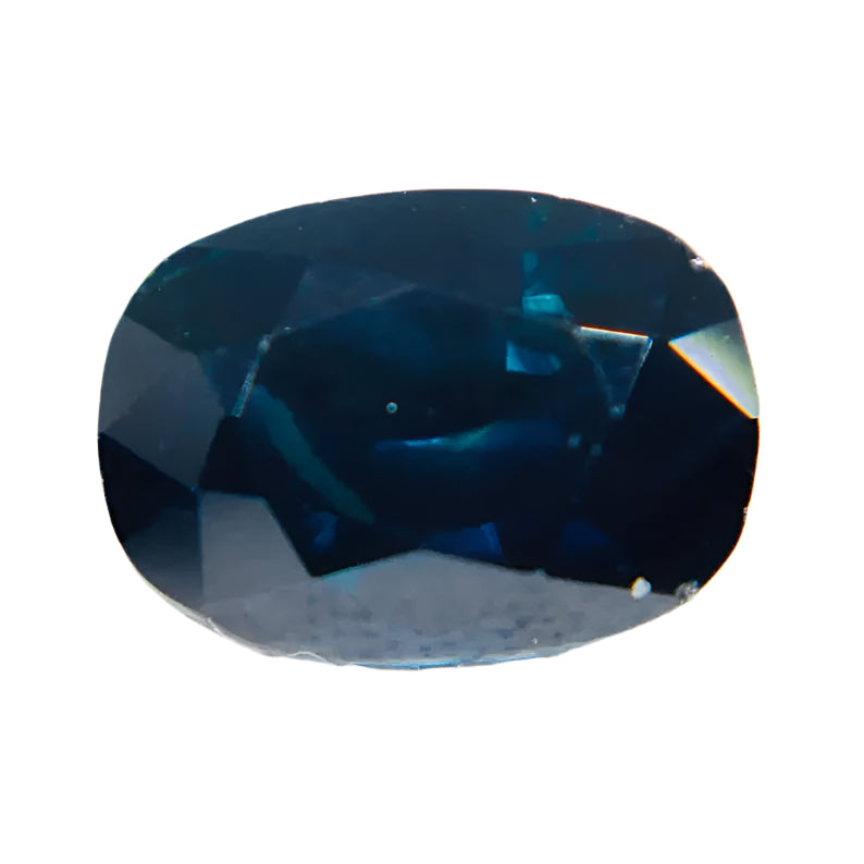 Natural Deep Blue Green Sapphire | Cushion Cut | 4.90 Carat | Loose Gemstone | Unheated Sapphire | Sapphire Pal