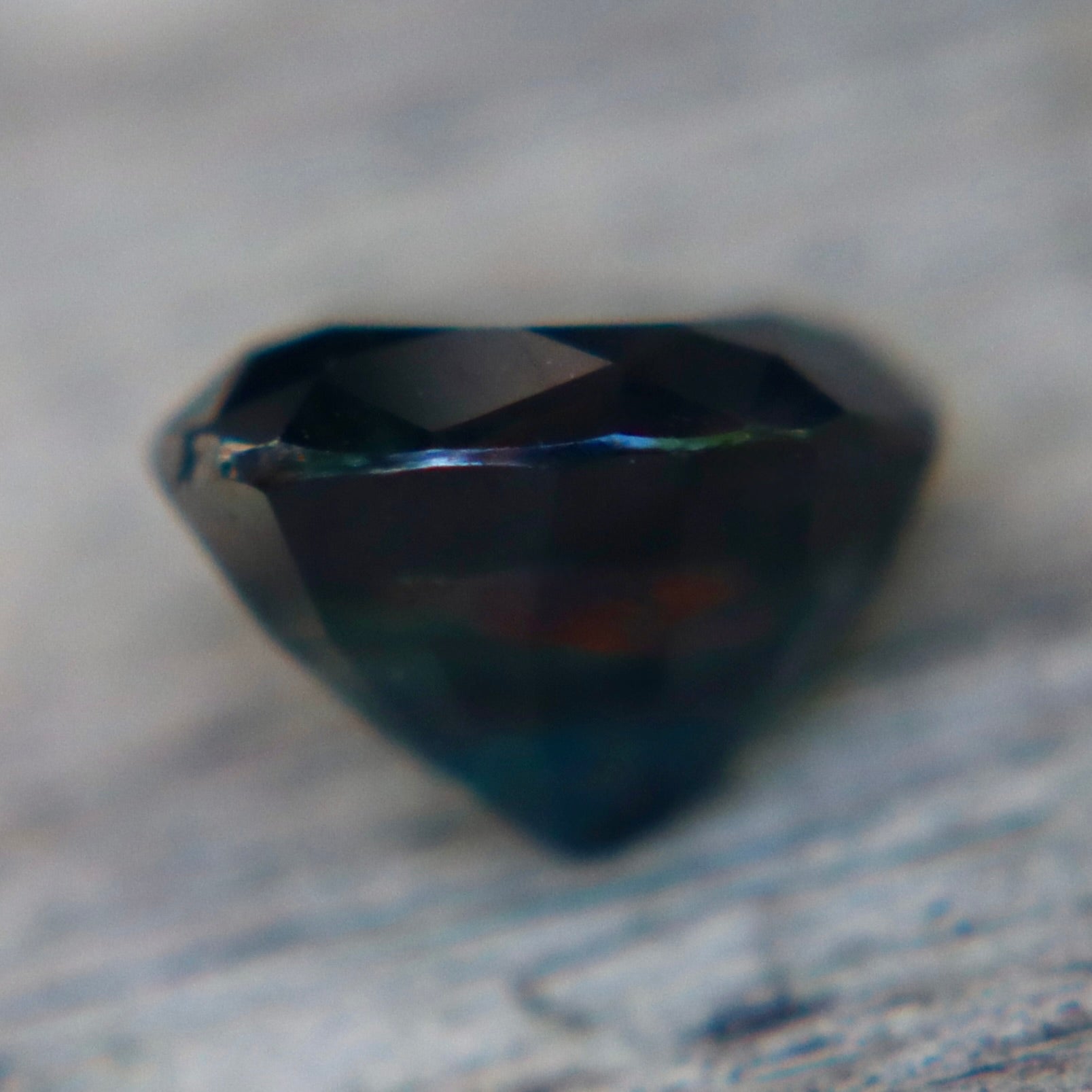 Natural Deep Green Blue Black Sapphire 2.24 Carat Cushion Cut Madagascar - Sapphirepal
