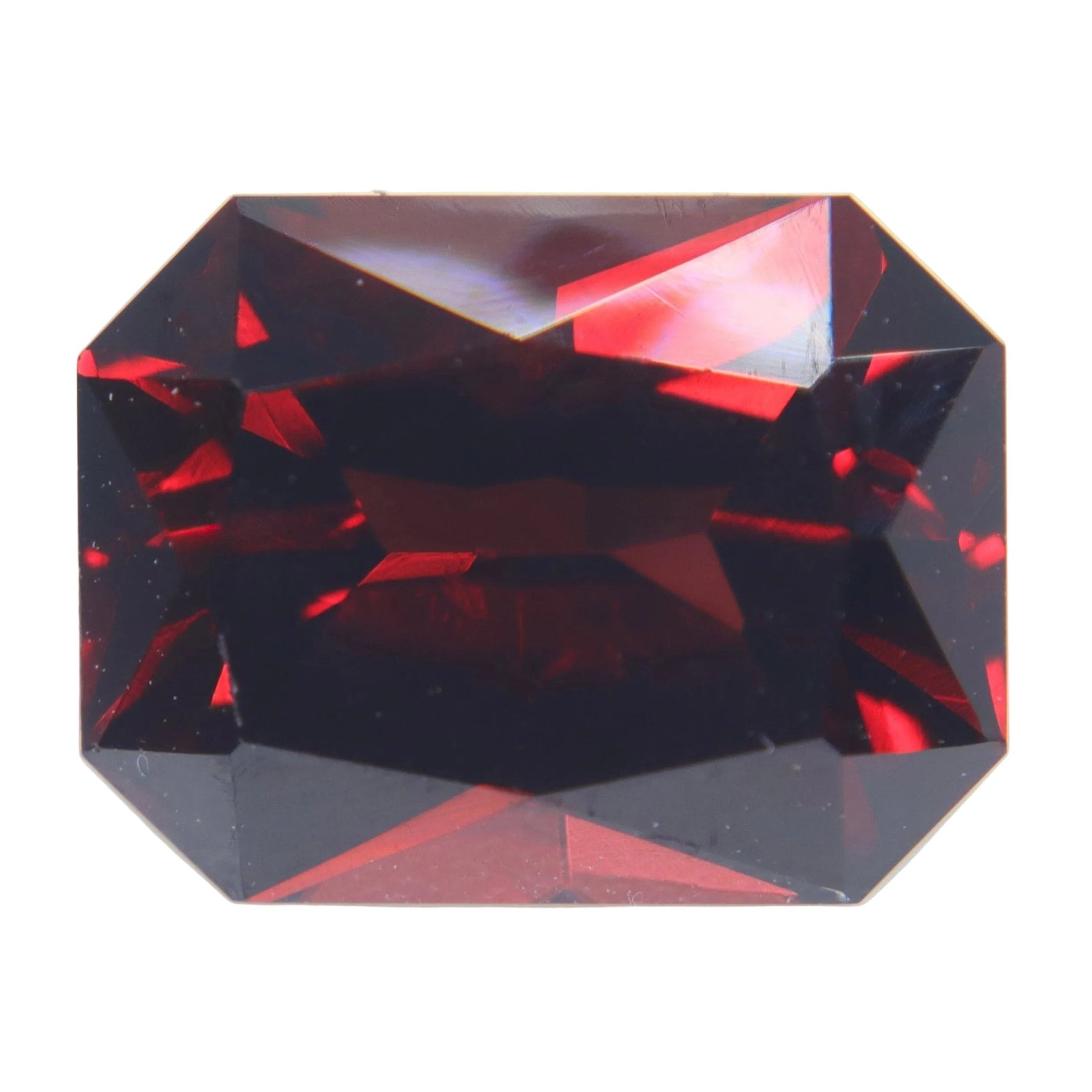 Natural Garnet 4.56ct Emerald Cut Ceylon Loose Gemstone - Sapphirepal