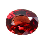 Natural garnet, 10.93ct oval 15.52×12.47×7.66mm, VVS clarity – Sapphire Pal