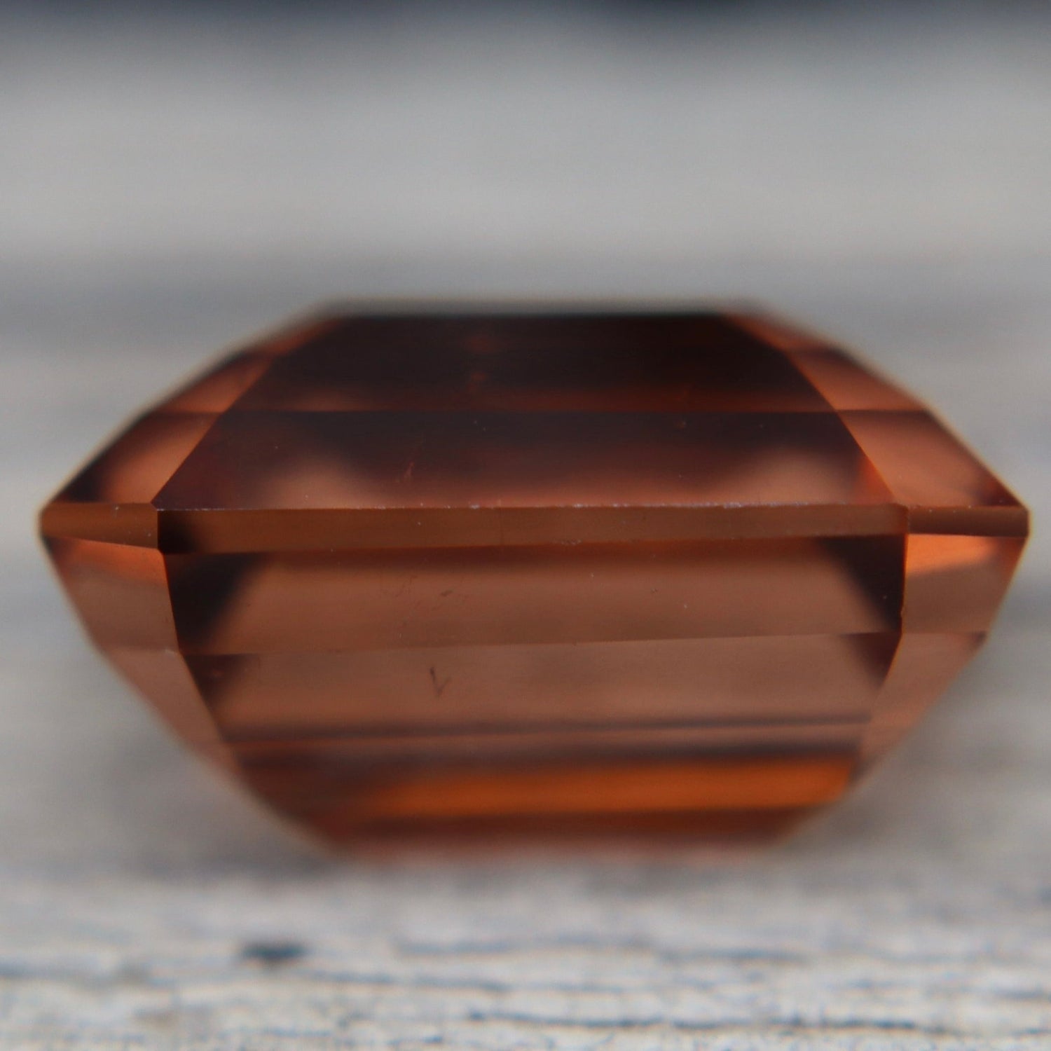 Natural Golden Peach Tourmaline with Warm Cognac - Orange Tones – 10.75 Carat Emerald Cut Ceylon Gemstone - Sapphirepal