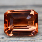 Natural Golden Peach Tourmaline with Warm Cognac - Orange Tones – 10.75 Carat Emerald Cut Ceylon Gemstone - Sapphirepal