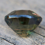 Natural Green Brown Parti Sapphire 1.06 Carat Oval Cut Loose Gemstone - Sapphirepal