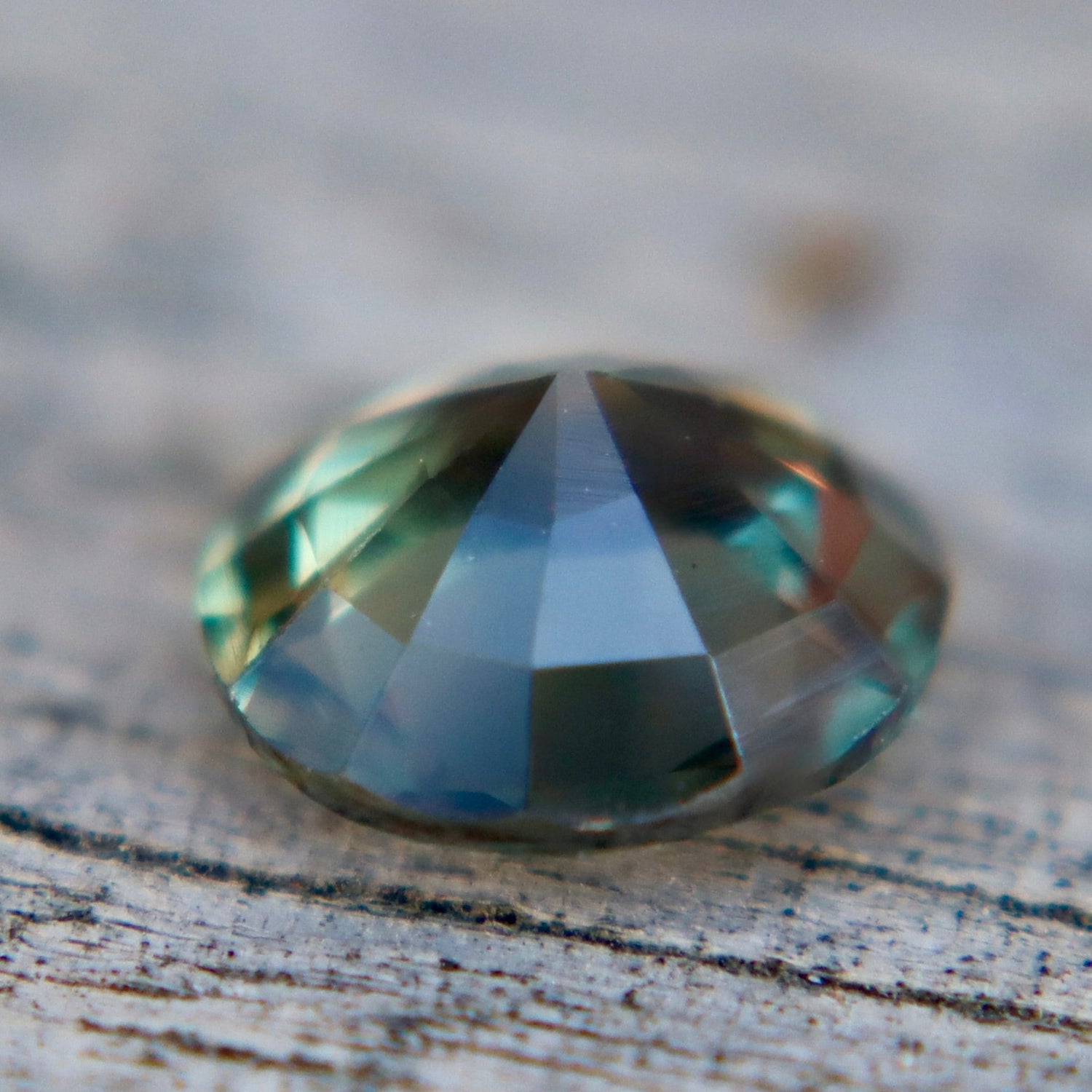 Natural Green Brown Sapphire 1.33 Carat Oval Cut Loose Gemstone Madagascar - Sapphirepal