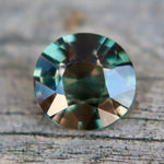 Natural Green Brown Sapphire 1.33 Carat Oval Cut Loose Gemstone Madagascar - Sapphirepal