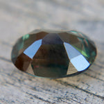 Natural Green Orange Parti Sapphire 1.20 Carat Oval Cut Loose Gemstone - Sapphirepal