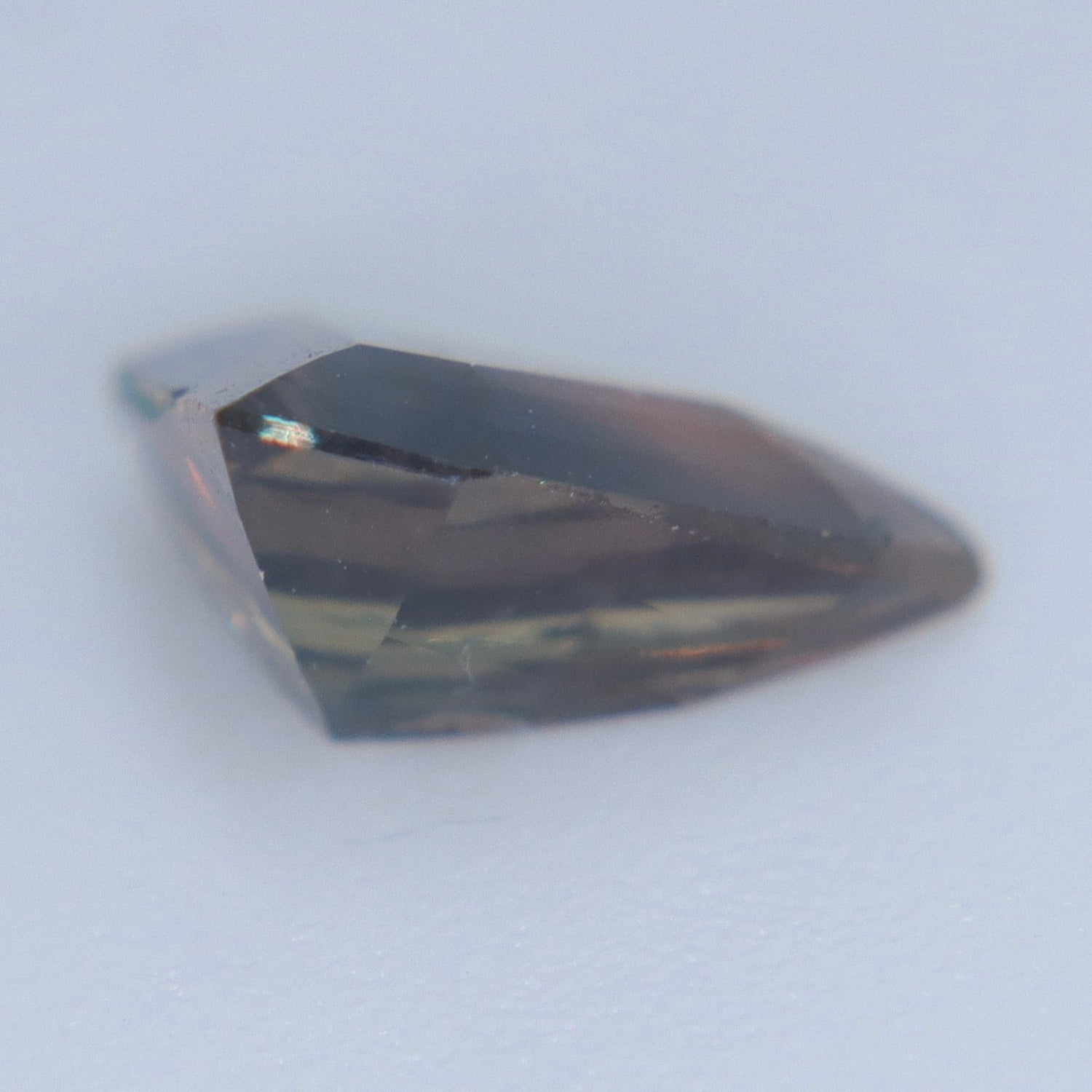 Natural Green Pink Bi - Color Sapphire 1.20 Carat Freeform Madagascar Loose Gemstone - Sapphirepal