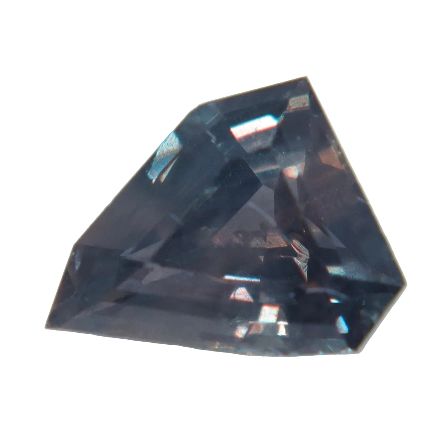 Natural Green Pink Bi - Color Sapphire 1.20 Carat Freeform Madagascar Loose Gemstone - Sapphirepal