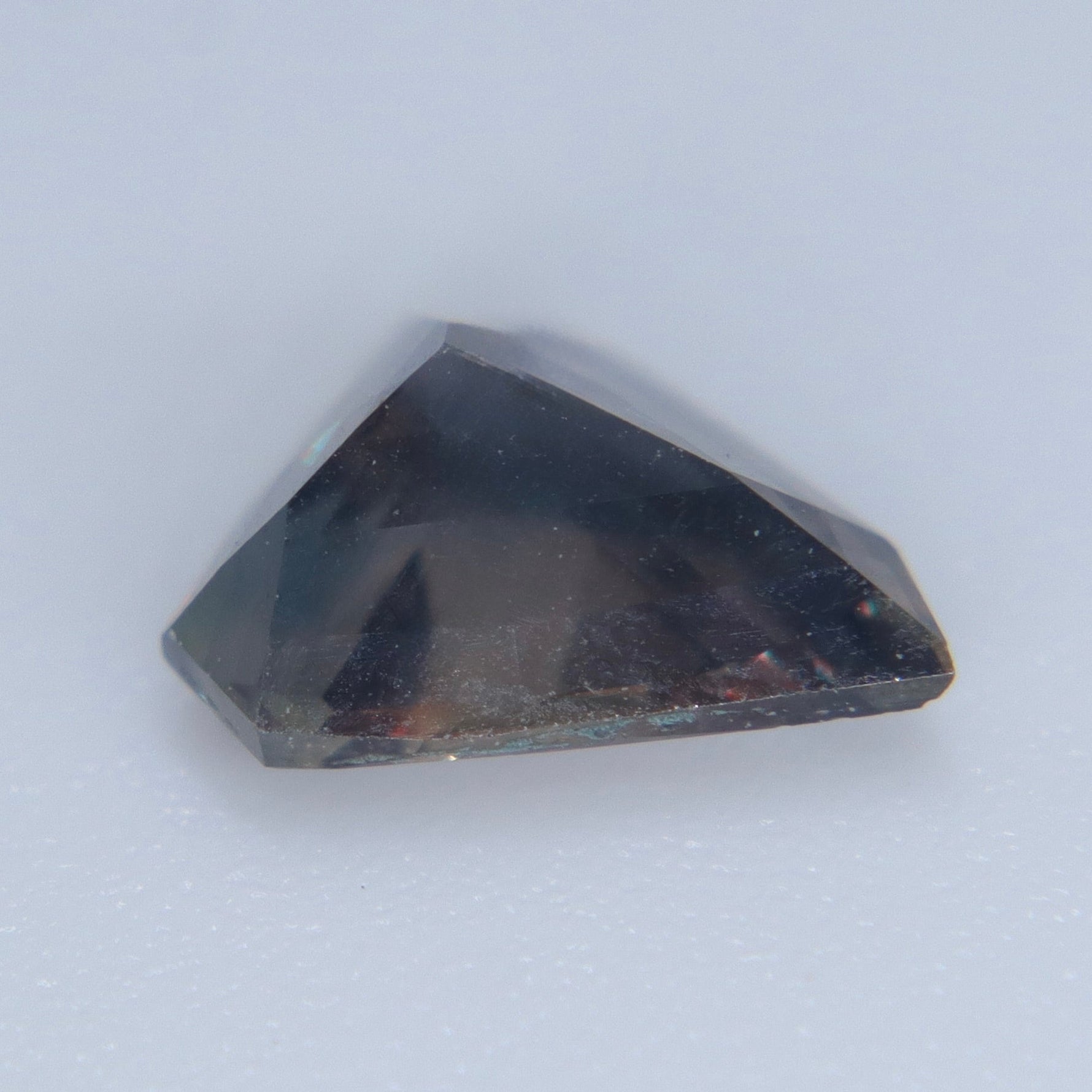 Natural Green Pink Bi - Color Sapphire 1.20 Carat Freeform Madagascar Loose Gemstone - Sapphirepal