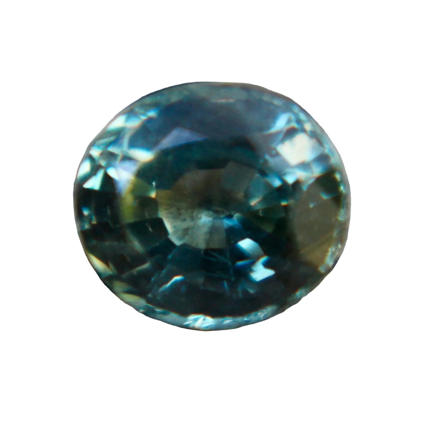 Natural green sapphire 0.94 carat oval cut from Madagascar