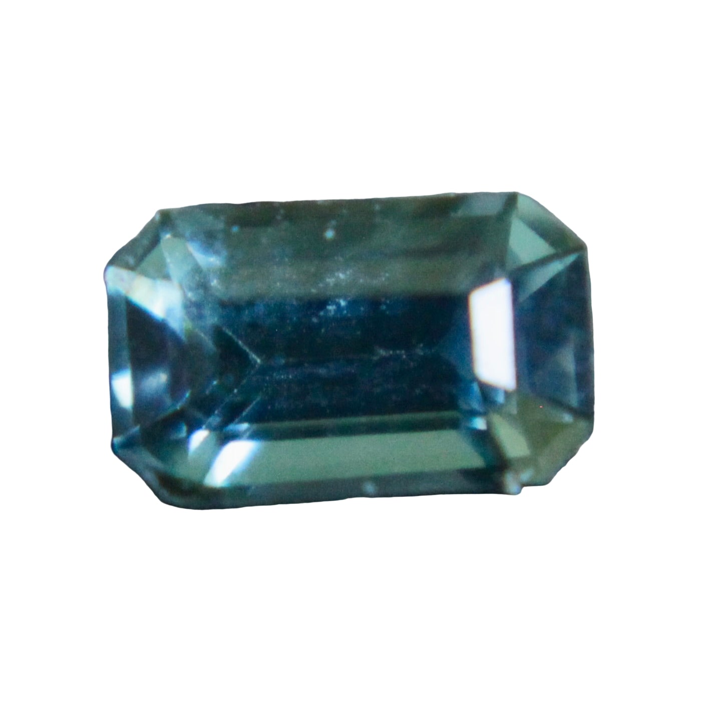 Natural Green Sapphire – 0.43 Carat Emerald Cut | VS Clarity | Untreated Gem - Sapphire pal