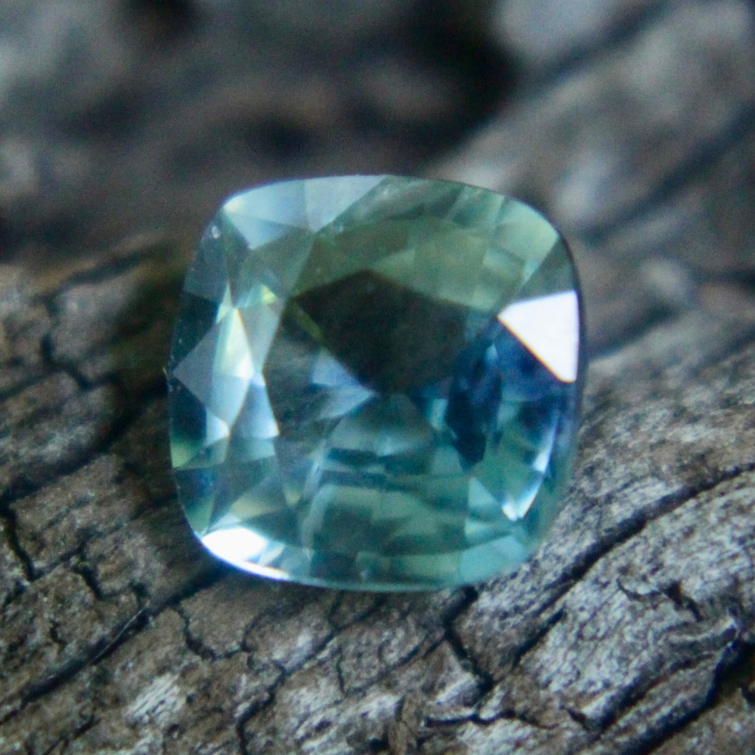 Natural Green Sapphire – 0.63 Carat Cushion Cut | Unheated | Earth Mined - Sapphirepal