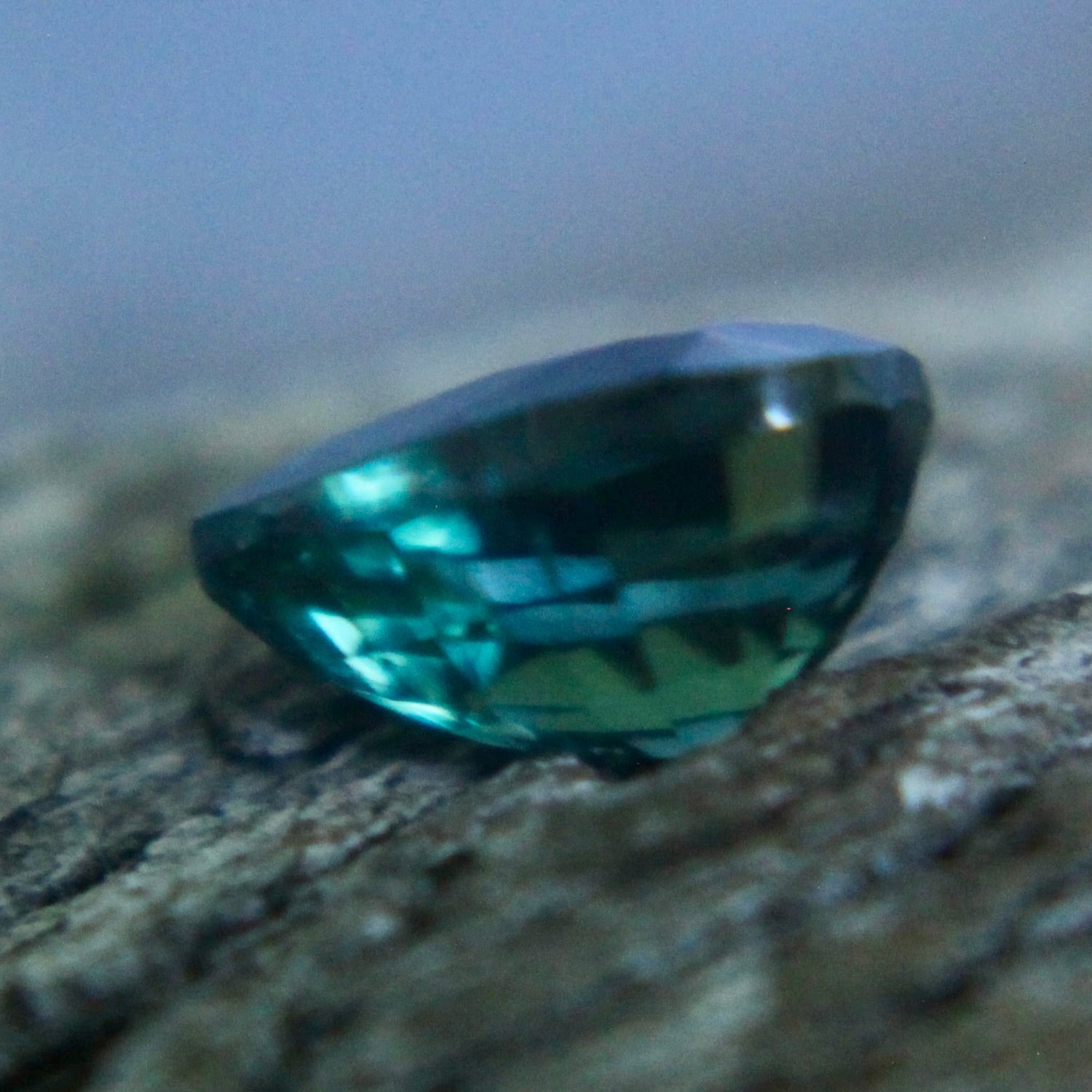 Natural Green Sapphire – 0.67 Carat | Pear Cut | Eye Clean | Unheated - Sapphirepal