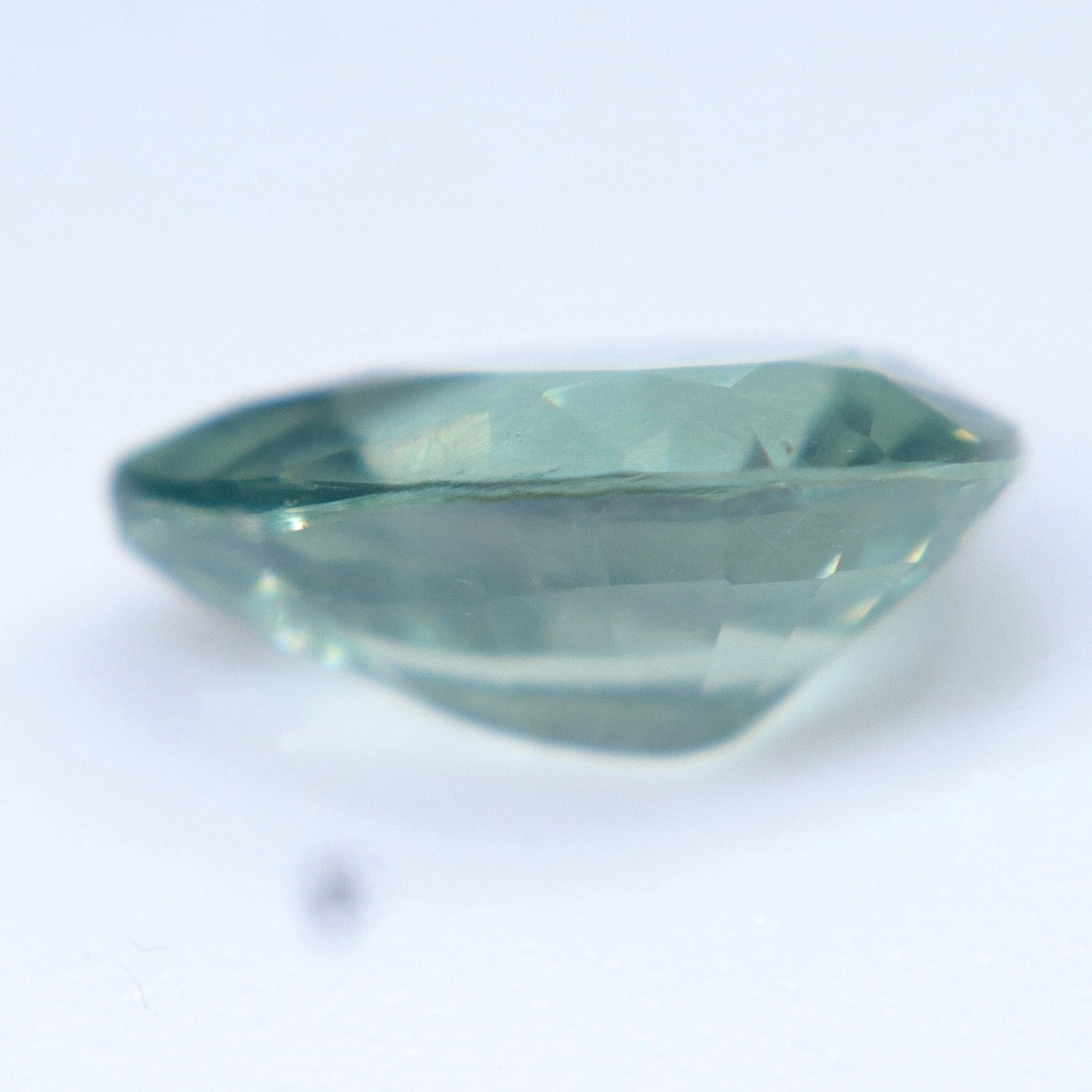 Natural Green Sapphire 0.75 Carat – Pear Cut Unheated Australian Gemstone - Sapphirepal