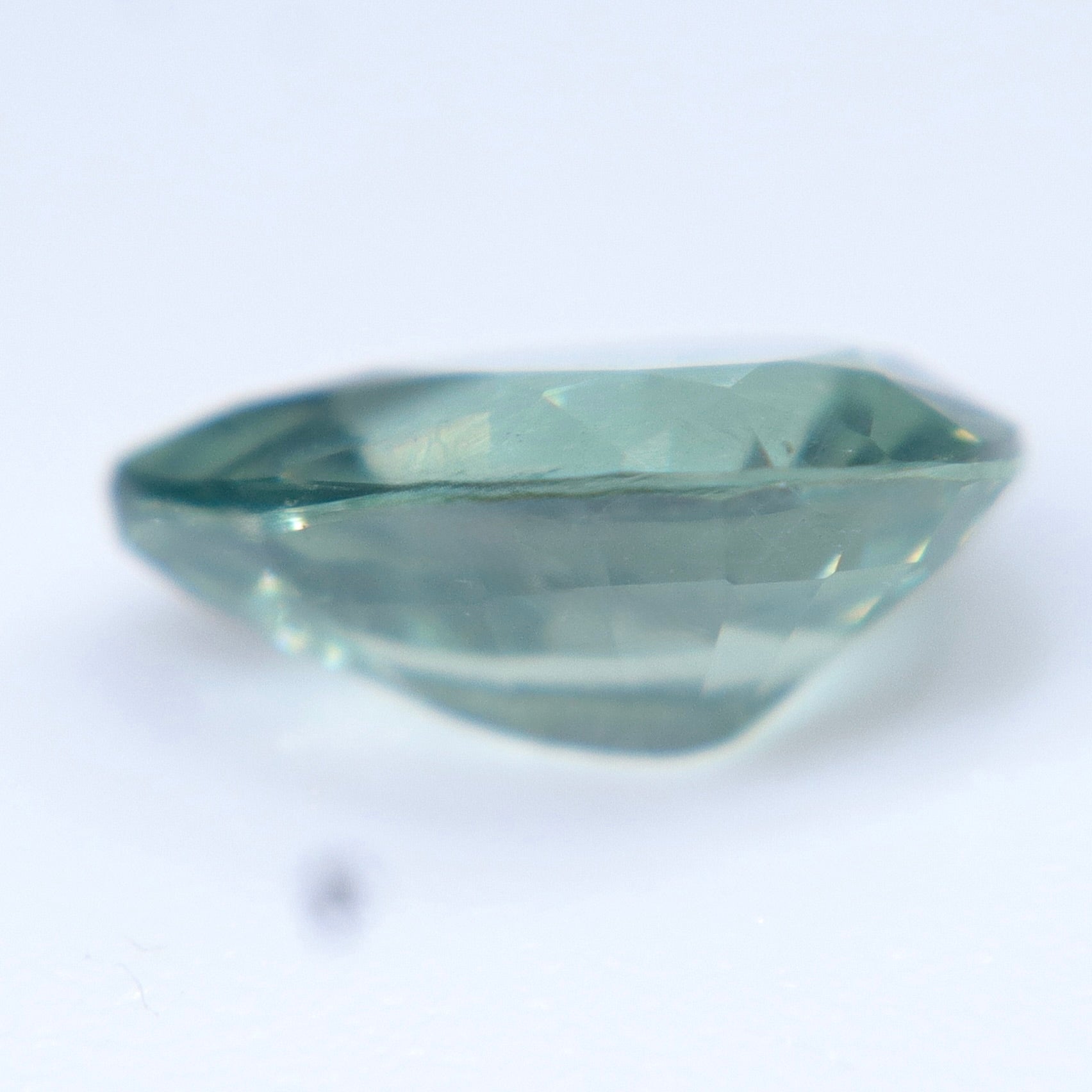 Natural Green Sapphire 0.75 Carat – Pear Cut Unheated Australian Gemstone - Sapphirepal