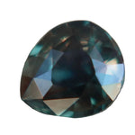 Natural Green Sapphire 0.77 Carat Pear Cut – Unheated Madagascar Gemstone - Sapphirepal