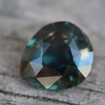 Natural Green Sapphire 0.77 Carat Pear Cut – Unheated Madagascar Gemstone - Sapphirepal