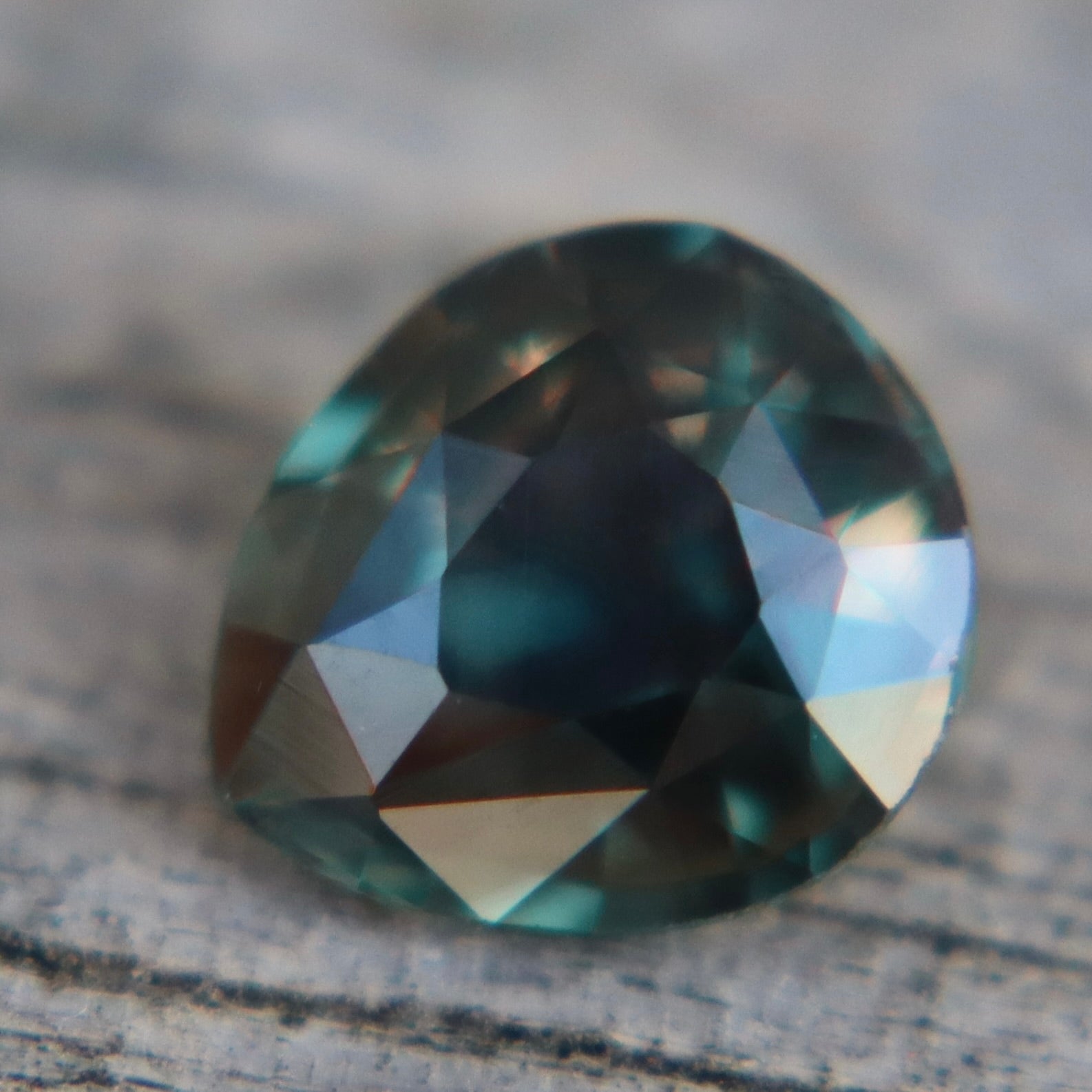 Natural Green Sapphire 0.77 Carat Pear Cut – Unheated Madagascar Gemstone - Sapphirepal