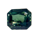 Natural Green Sapphire 0.83 Carat Emerald Cut Loose Gemstone from Australia - Sapphirepal