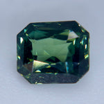 Natural Green Sapphire 0.83 Carat Emerald Cut Loose Gemstone from Australia - Sapphirepal