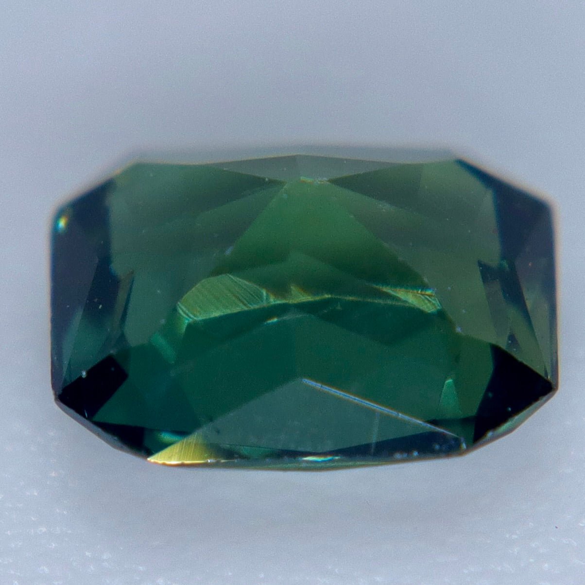 Natural Green Sapphire 0.83 Carat Emerald Cut Loose Gemstone from Australia - Sapphirepal