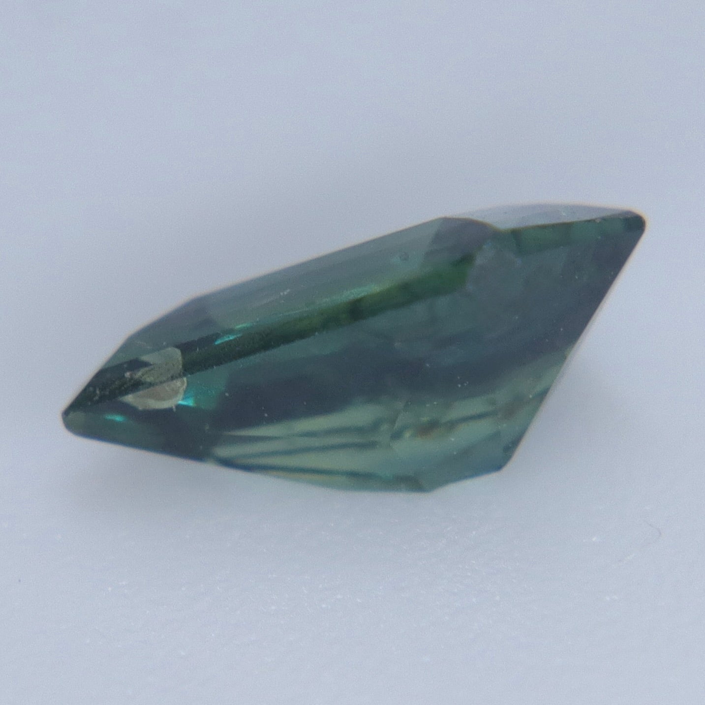 Natural Green Sapphire 0.86 Carat Freeform Fancy Cut Loose Gemstone from Madagascar - Sapphirepal