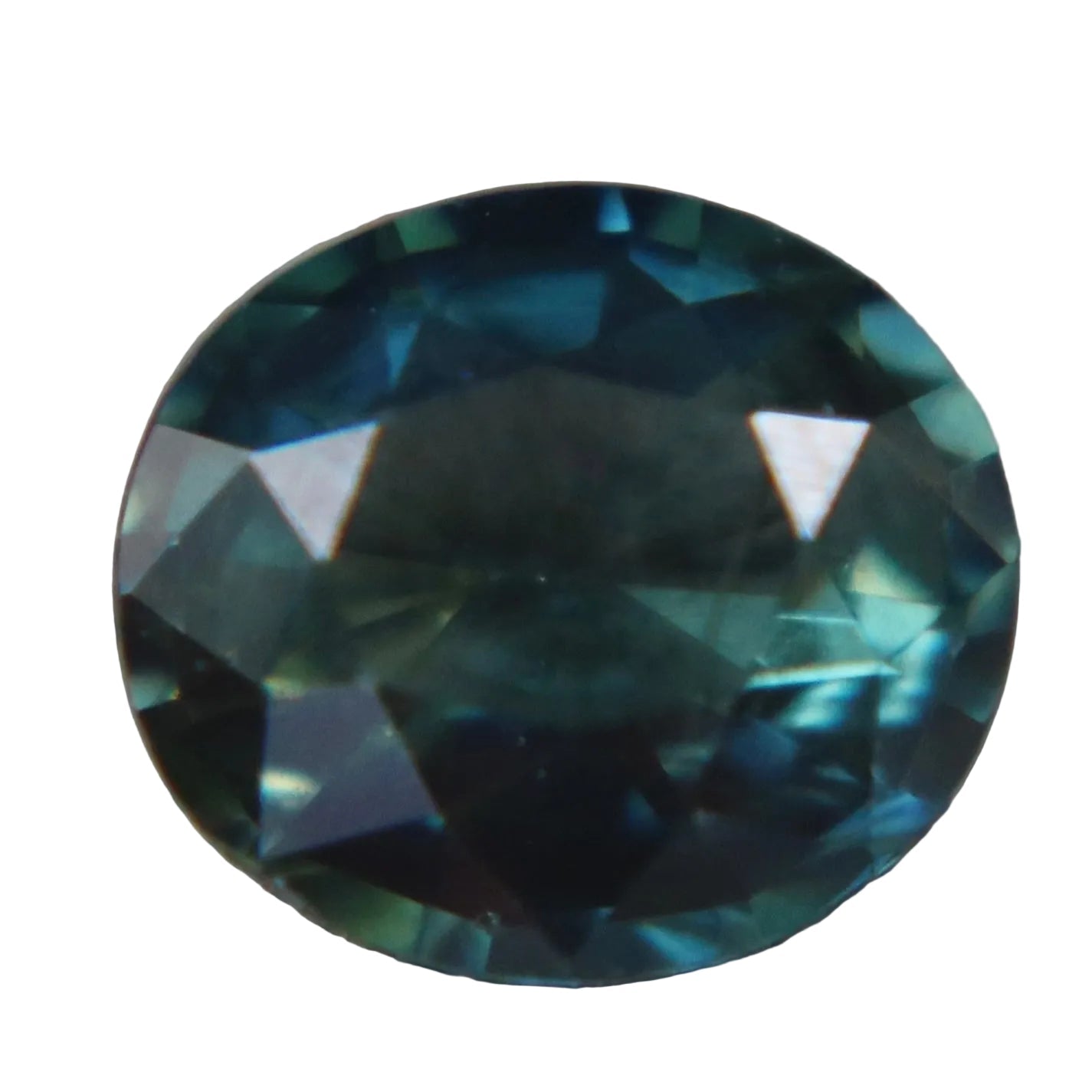 Natural Green Sapphire 0.96 Carat Oval Cut Loose Gemstone from Australia - Sapphirepal