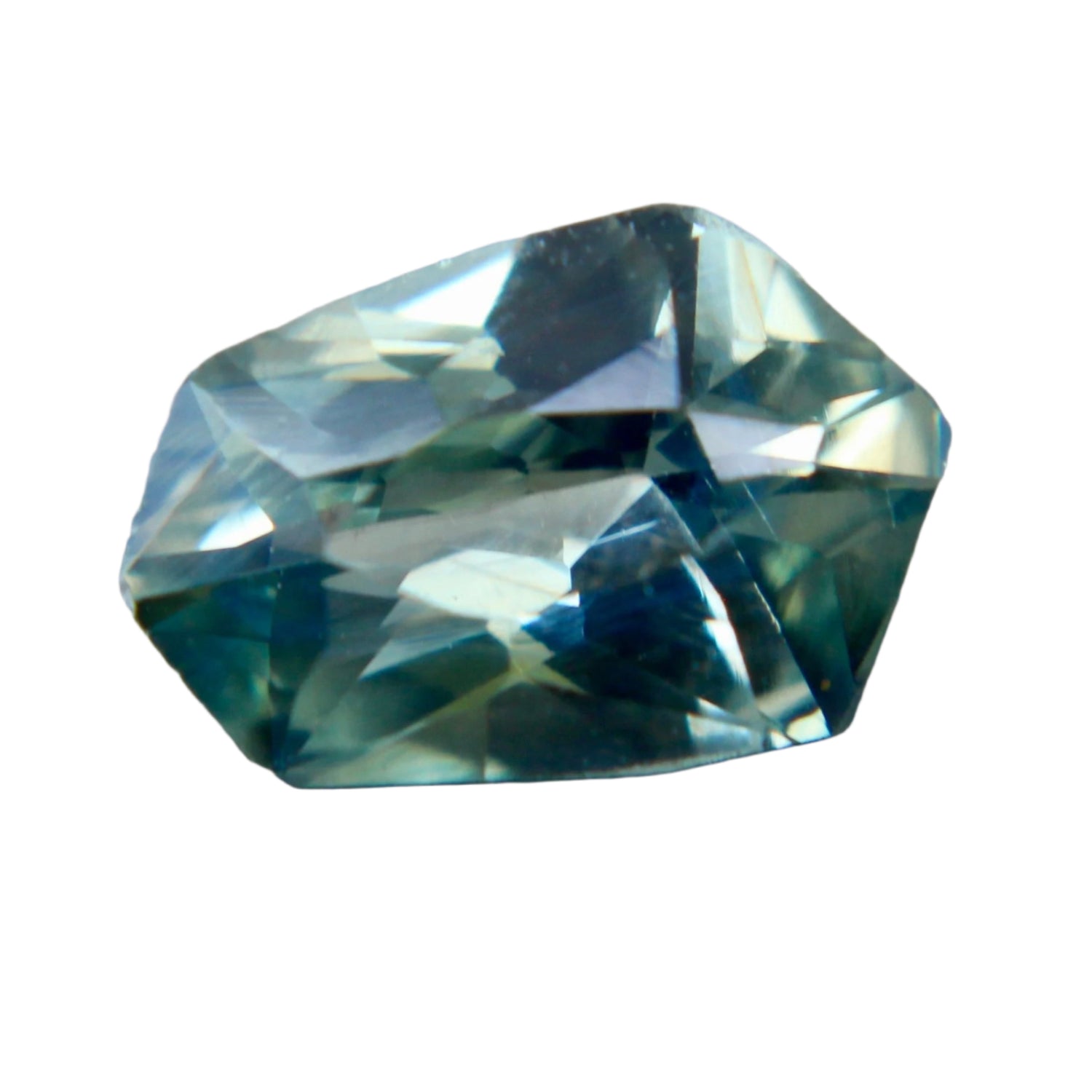 Natural Green Sapphire – 1.01 Carat | Freeform Cut | Loose Untreated Gemstone - Sapphire pal