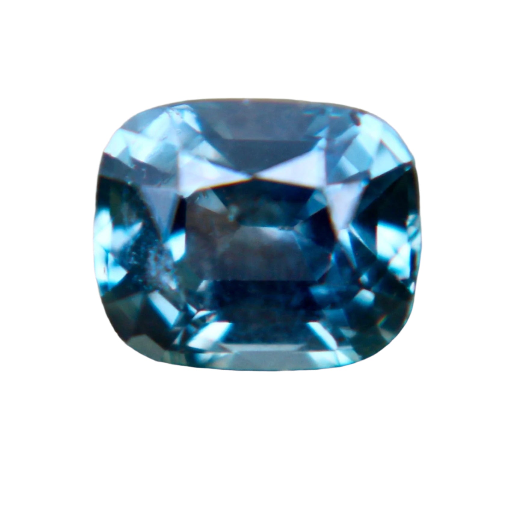 Natural Green Sapphire – 1.02 Carat Cushion Cut (Unheated) - Sapphire pal