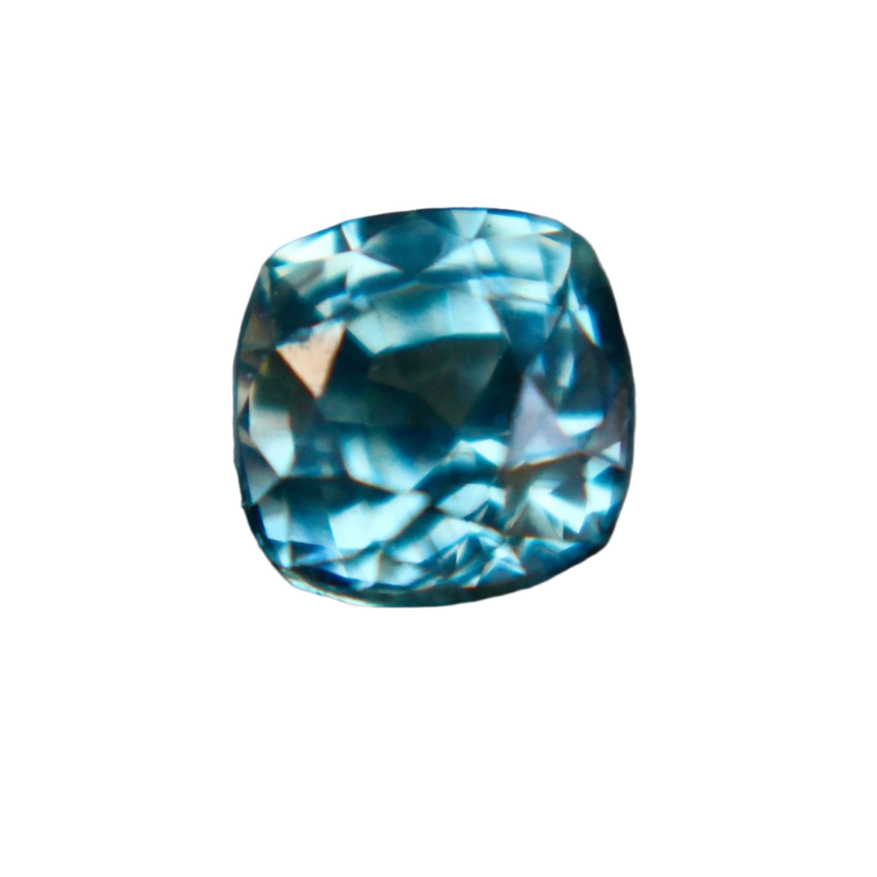Natural Green Sapphire Cushion Cut 1.03 Carat, Untreated Loose Gemstone - Sapphire pal
