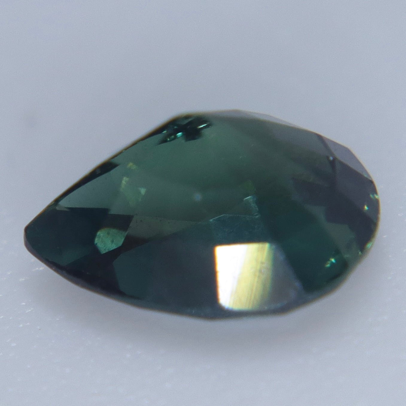 Natural Green Sapphire 1.05 Carat Pear Cut Australian Loose Gemstone - Sapphirepal