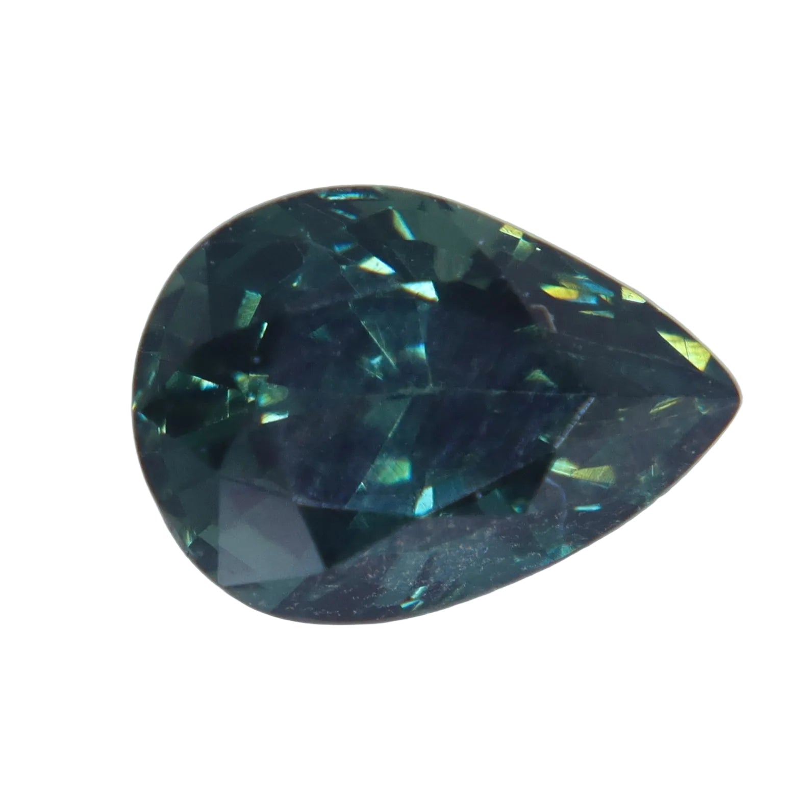 Natural Green Sapphire 1.05 Carat Pear Cut Australian Loose Gemstone - Sapphirepal