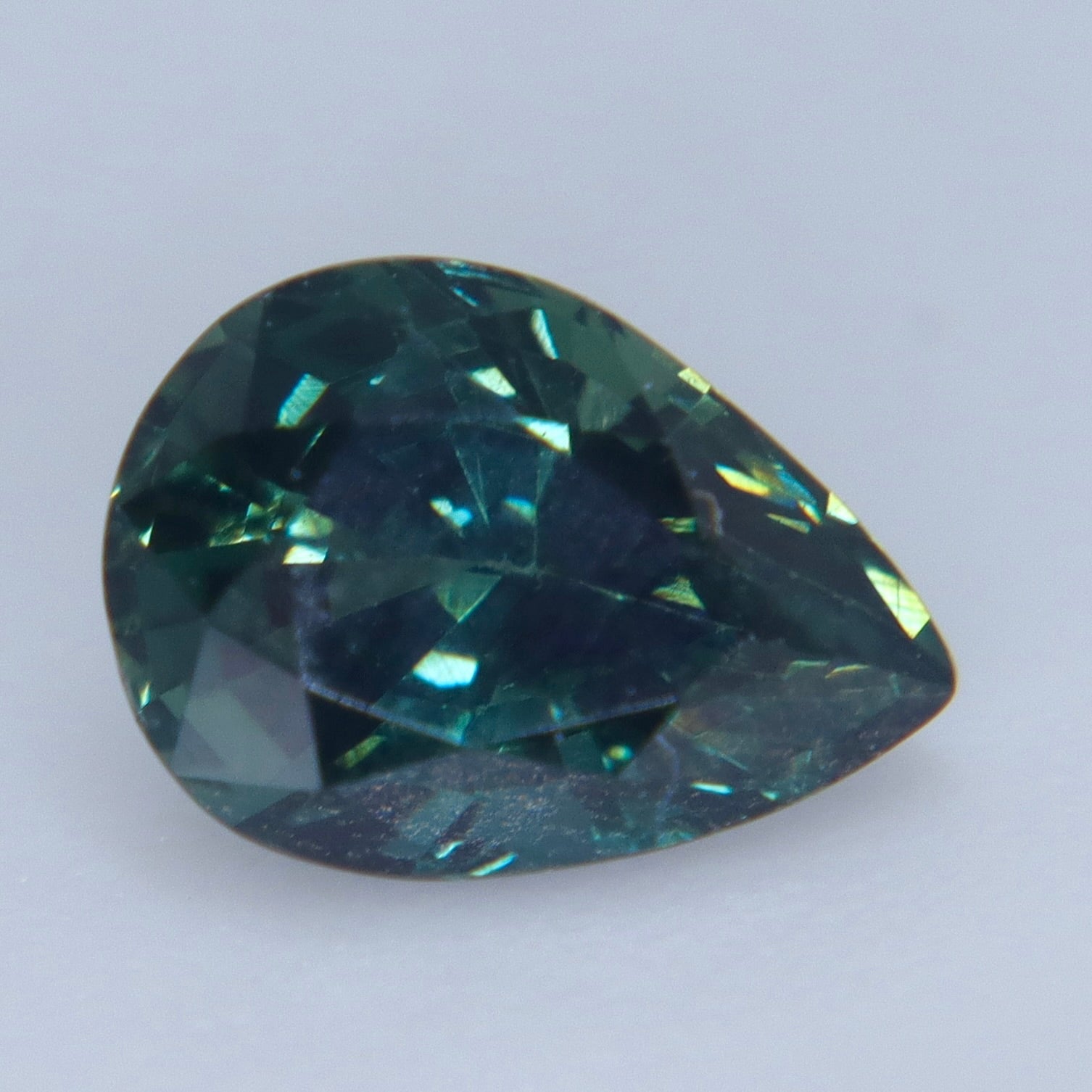 Natural Green Sapphire 1.05 Carat Pear Cut Australian Loose Gemstone - Sapphirepal
