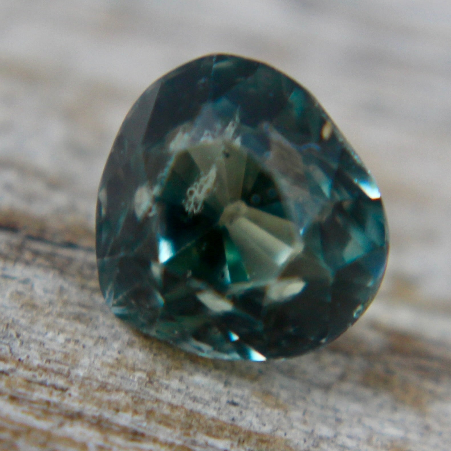 Natural Green Sapphire – 1.05 Carat Pear Cut | Unheated | Loose Gemstone for Jewelry Designs - Sapphirepal