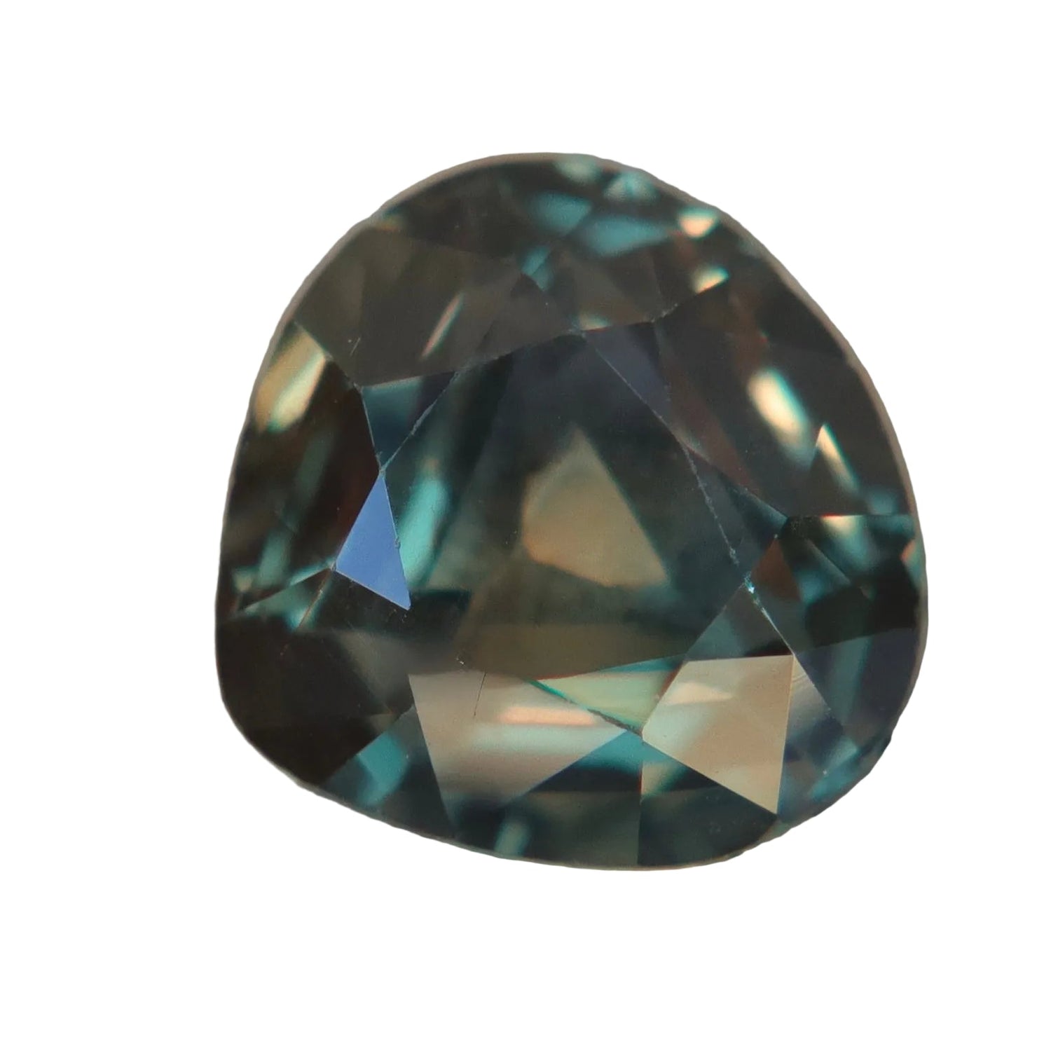 Natural Green Sapphire 1.09 Carat Pear Cut – Unheated Madagascar Gemstone - Sapphirepal