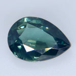 Natural Green Sapphire 1.15 Carat Pear Cut Loose Gemstone from Australia - Sapphirepal