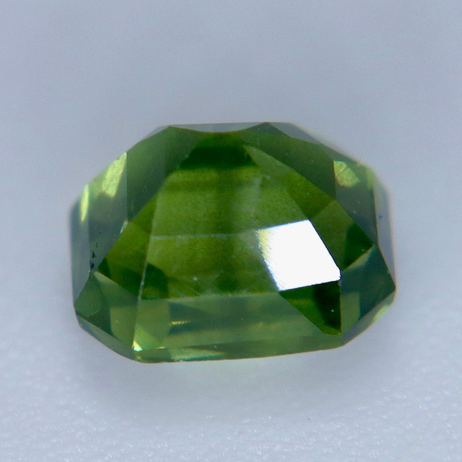 Natural Green Sapphire 1.17 Carat Emerald Cut Loose Gemstone - Sapphirepal