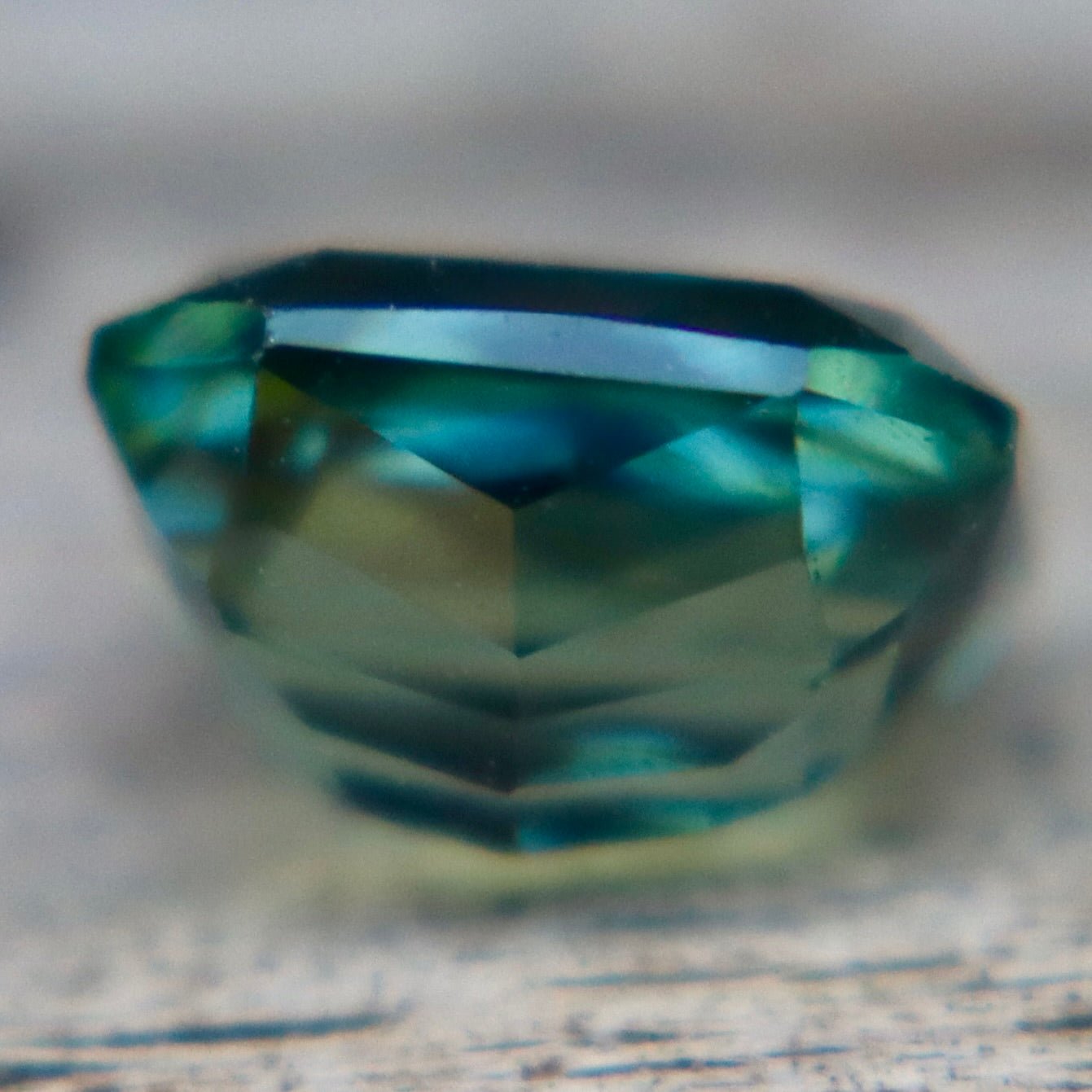 Natural Green Sapphire 1.19 Carat Emerald Cut Loose Gemstone from Madagascar - Sapphirepal