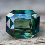 Natural Green Sapphire 1.19 Carat Emerald Cut Loose Gemstone from Madagascar - Sapphirepal