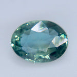 Natural Green Sapphire 1.24 Carat Oval Cut Loose Gemstone from Madagascar - Sapphirepal