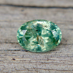 Natural Green Sapphire | 1.25 Carat Oval Cut | Ceylon Origin | Unheated Gemstone - Sapphirepal