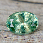 Natural Green Sapphire | 1.25 Carat Oval Cut | Ceylon Origin | Unheated Gemstone - Sapphirepal