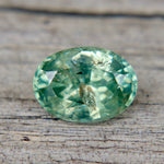 Natural Green Sapphire | 1.25 Carat Oval Cut | Ceylon Origin | Unheated Gemstone - Sapphirepal