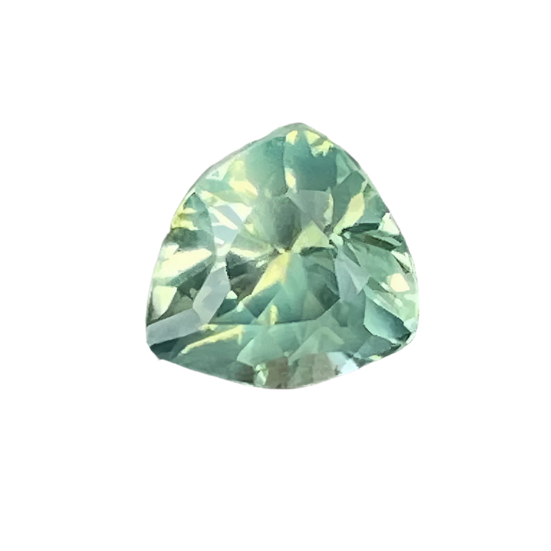 Natural Green Sapphire – 1.32 Carat Triangle Shaped | Unheated Gems - Sapphire pal