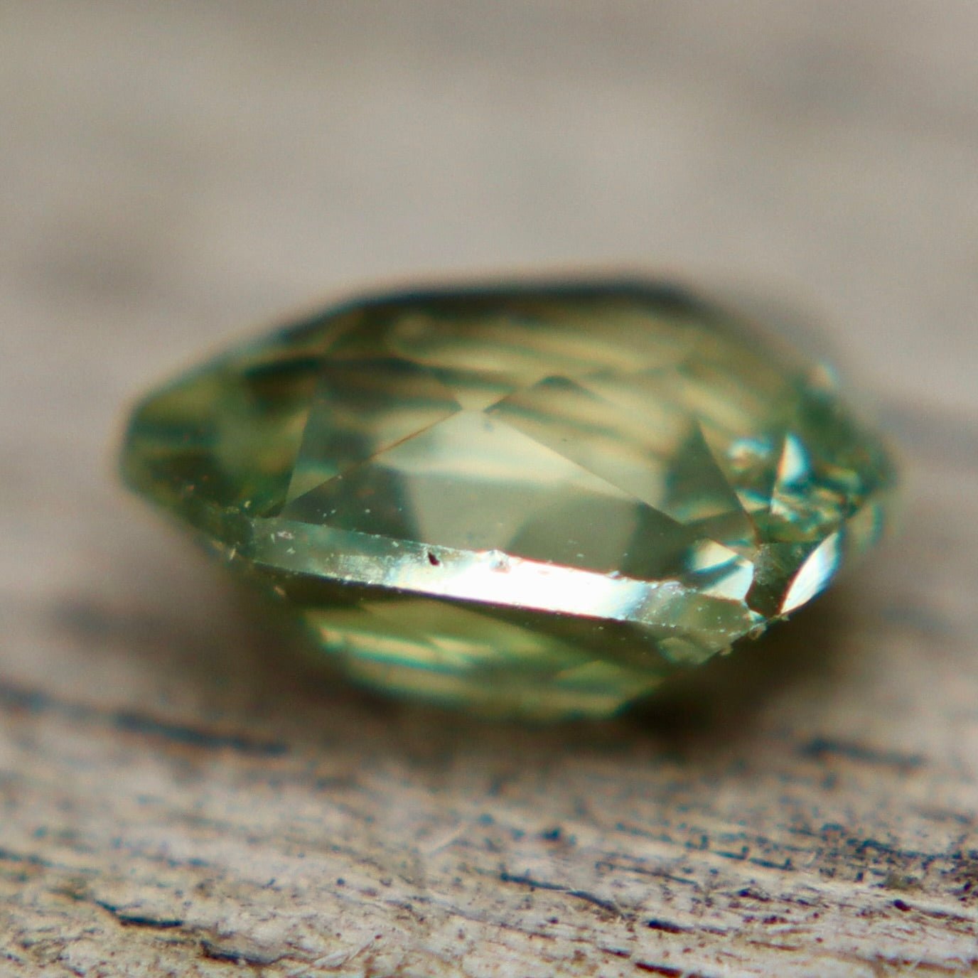 Natural Green Sapphire 1.35 Carat Freeform Cut Loose Gemstone from Madagascar - Sapphirepal