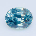 Natural Green Sapphire 1.39ct Oval Cut Unheated Ceylon VVS Loose Sapphire - Sapphirepal