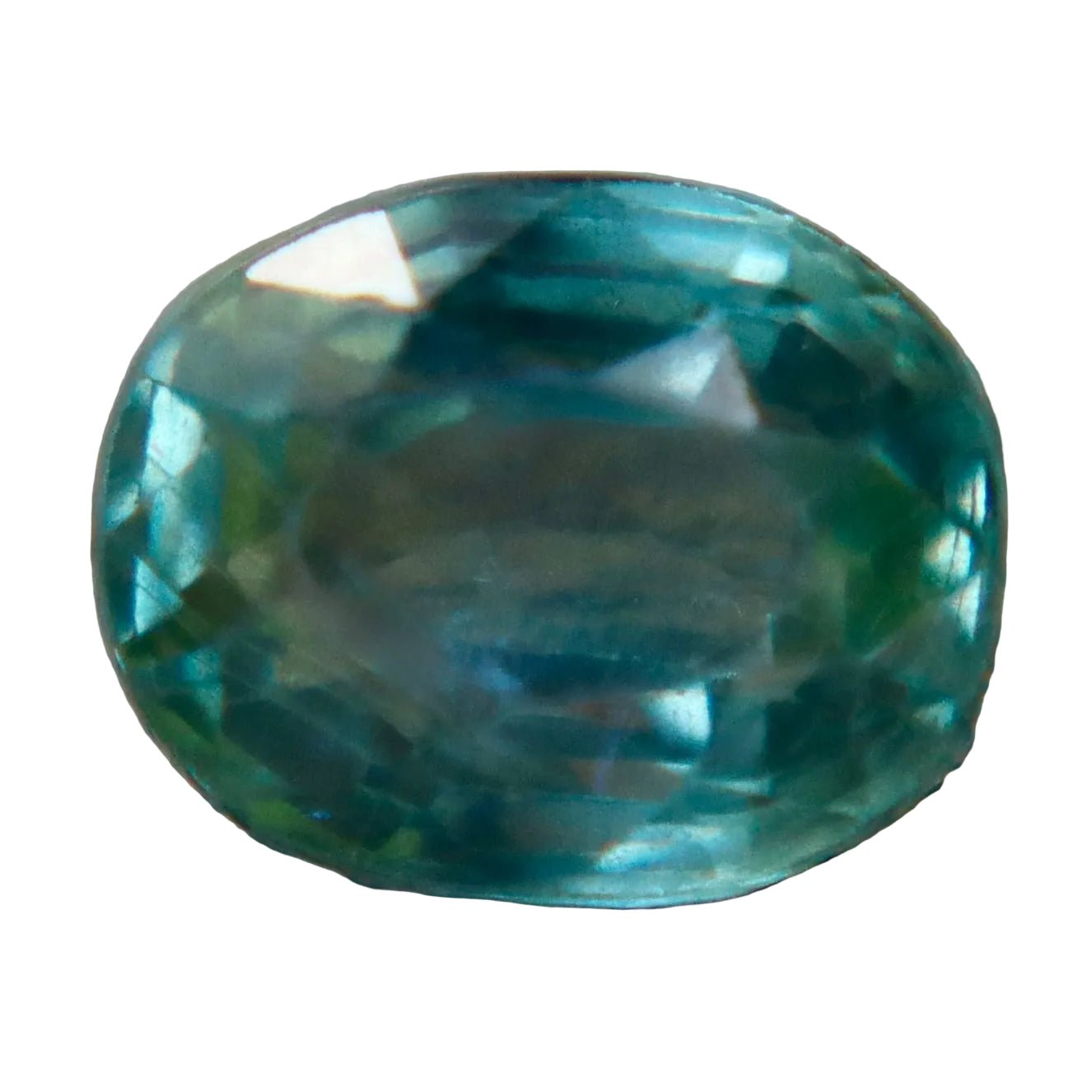 Natural Green Sapphire 1.48 Carat Oval Cut Unheated Madagascar Loose Gemstone - Sapphirepal