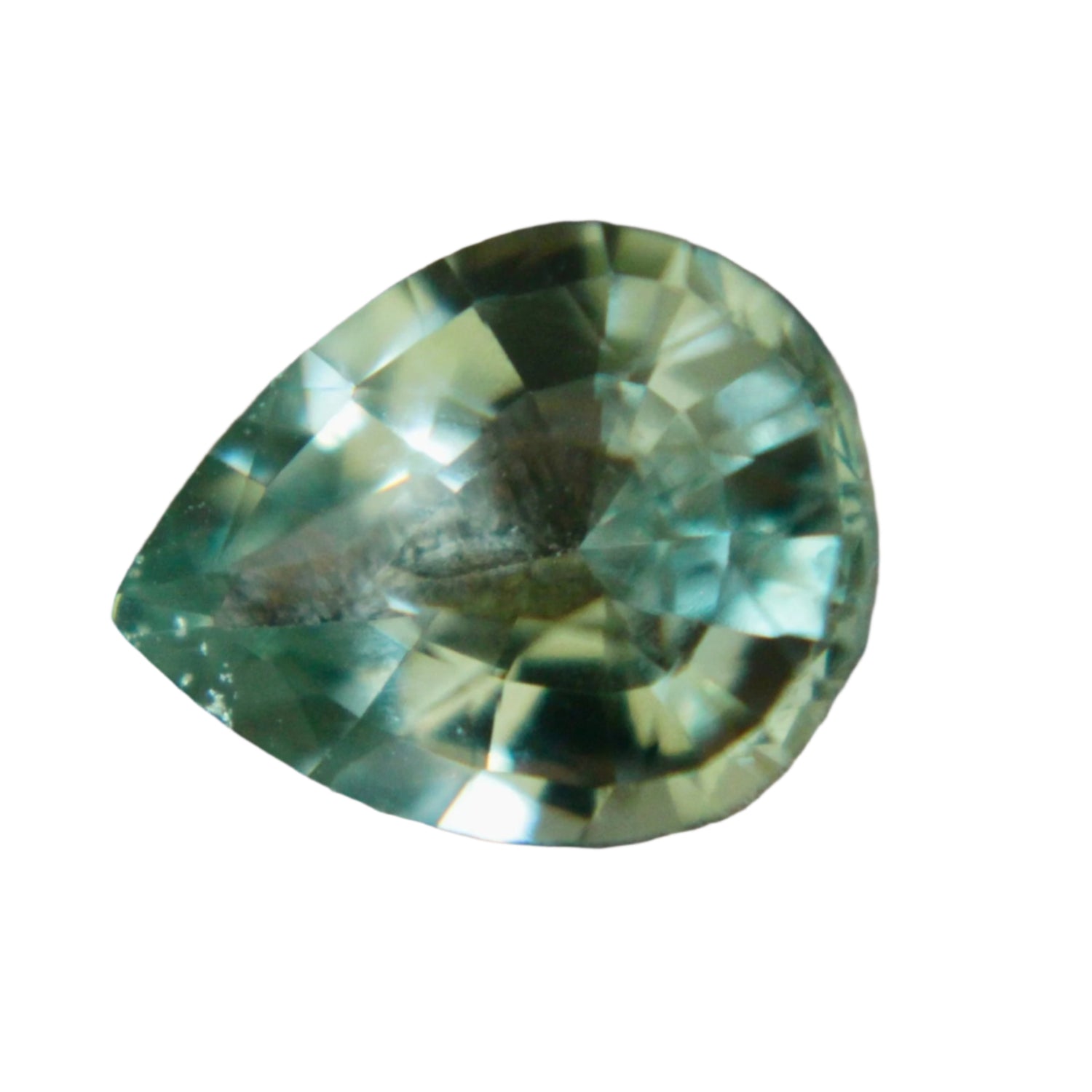 Natural Green Sapphire – 1.75 Carat Pear Cut | VS Clarity | Madagascar Origin - Sapphire pal