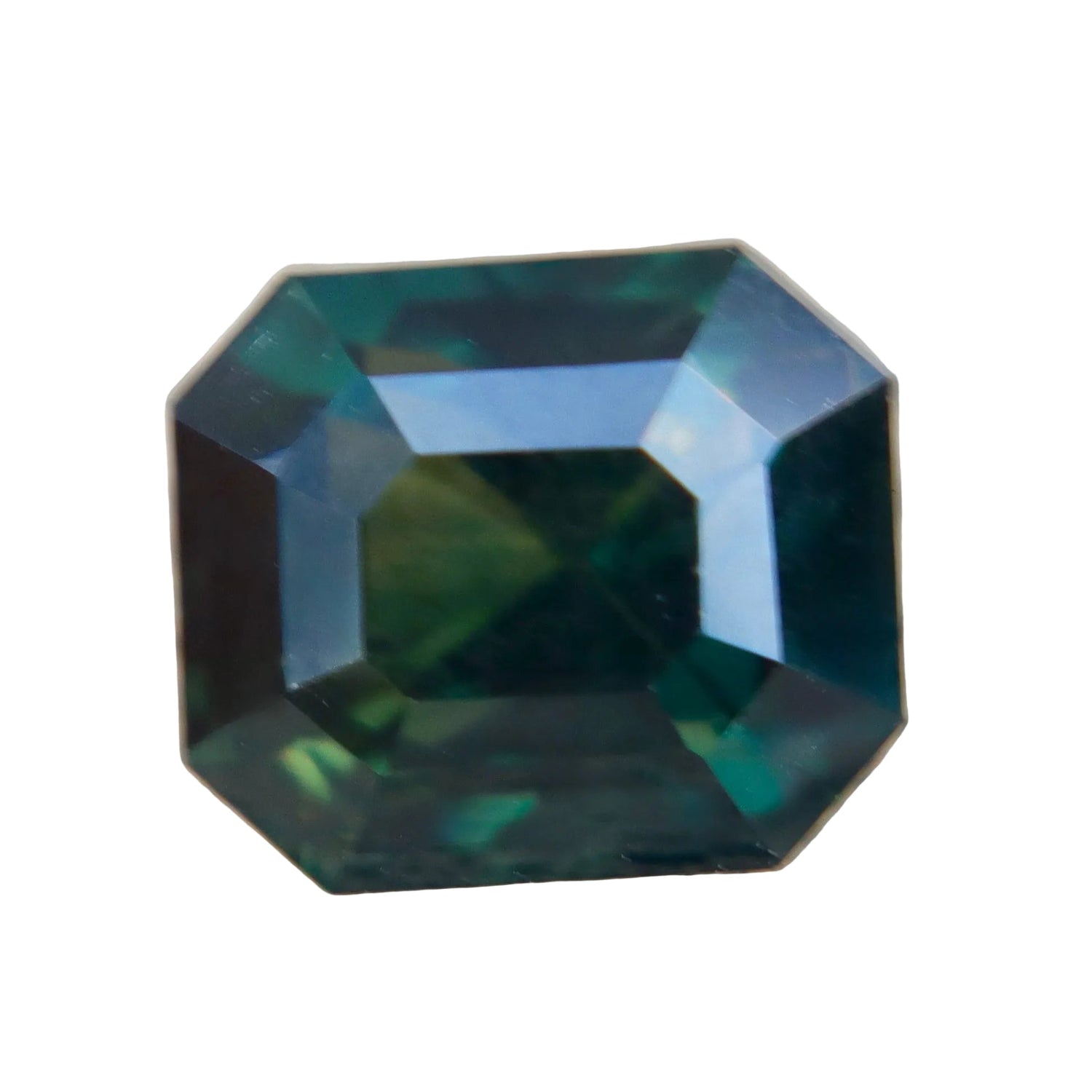 Natural Green Sapphire (2.05ct) Emerald Cut – Australian Loose Sapphire | Sapphire Pal - Sapphirepal