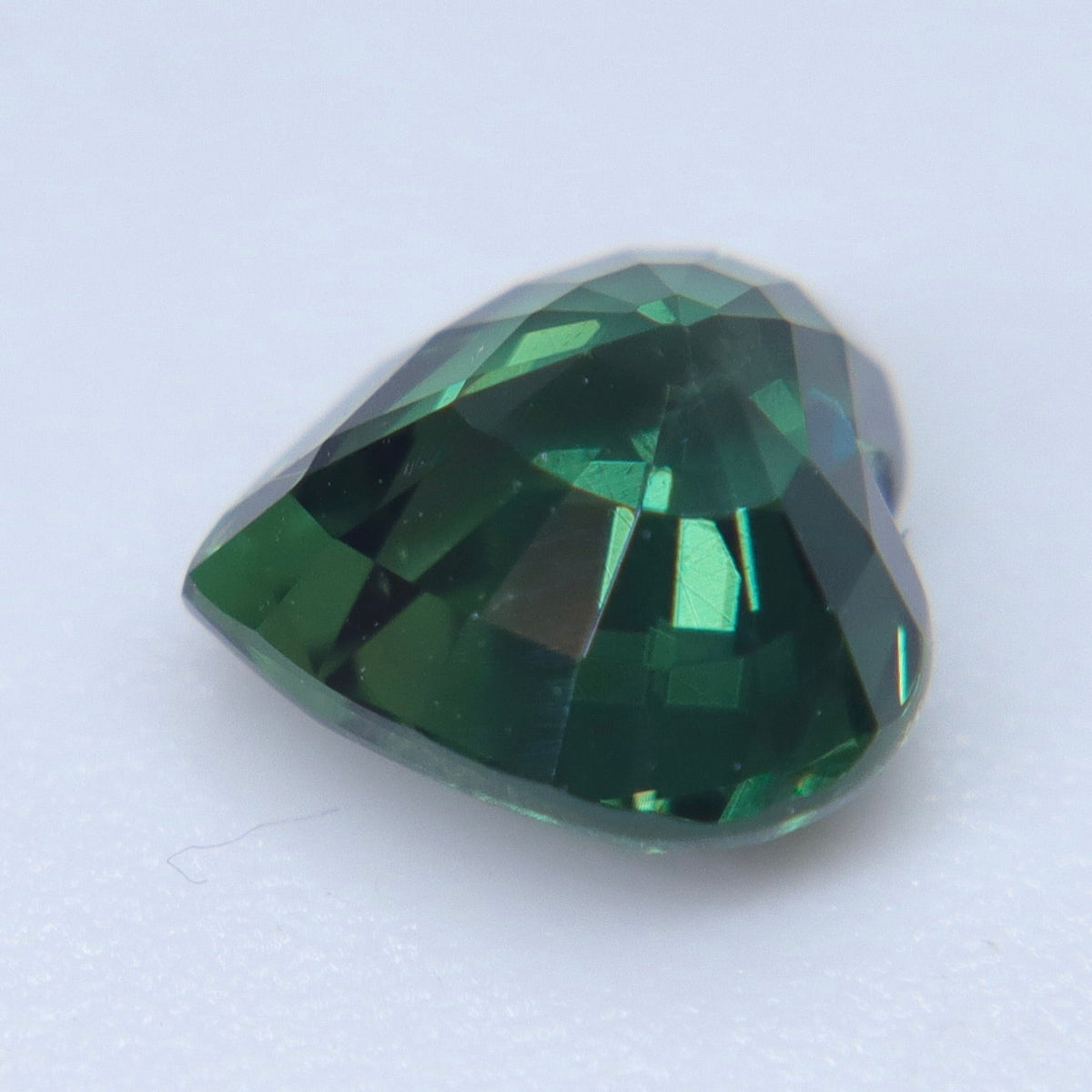 Natural Green Sapphire | Heart Cut | 1.24 Carat | Madagascar Origin - Sapphirepal